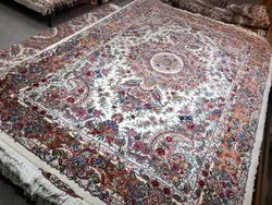 طرح خطیبی رج 40 حاشیه و گل ابریشم اندازه جفت 6 متری فوق العاده درجه یک