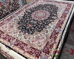 طرح علیا کتیبه ای رج ۵۰ چله و گل ابریشم اندازه تک ۶متری