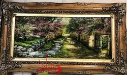 تابلو فرش کوچه باغی بهار