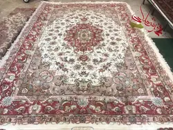 طرح کریم جدید قلم گل ابریشم رج 30 تک 6 متری