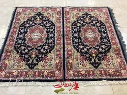 فرش جفت زرع و نیم طرح کریم قلم