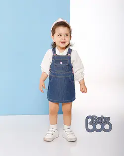 سارافون جین دکمه صورتی - فروشگاه اینترنتی بی بی بو