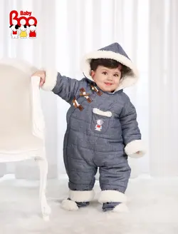 کاپشن سرهمی جین پسرانه