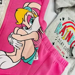 سه تکه rainbow صورتی کد NG712