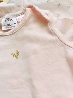 زیردکمه آستین کوتاه دخترانه