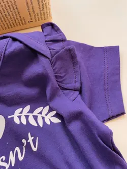 بادی و شلوارک بنفش