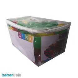 توپ استخر کیسه ای۱۰۰ عددی سینا دارای رنگبندی شاد و نشان استاندارد ایران - بهار تویز