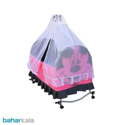 تخت و گهواره پامچال مدل میکی - pamchal cradle دارای پایه نگه دارنده و تخته نئو - بهار تویز