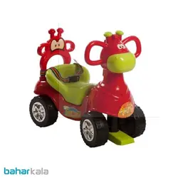 ماشین چهار چرخ زرافه سپیده مناسب رده سنی زیر 4 سال و داری کمر بند ایمنی - بهار تویز