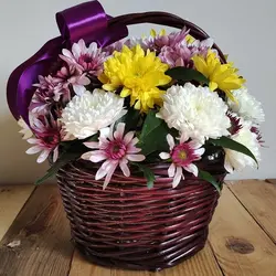 سبد گل داودی کد 2