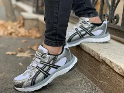 کتانی اسیکس تبریز نقره ای مشکی