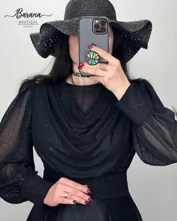 شومیز یقه آیشاری شاین