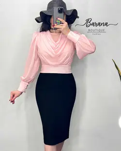 شومیز یقه آیشاری شاین