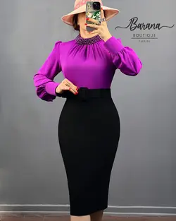 شومیز یقه مرواریدی