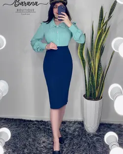 شومیز دو یقه خرگوشی
