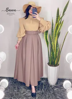 شومیز یقه پنج سانت مچ پهن