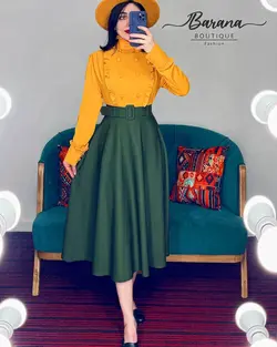 شومیز یقه پنج سانت شش دکمه