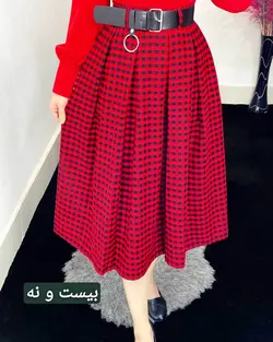 دامن پیله ای پشمی قد هشتاد TH