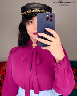 شومیز چهار دکمه کرواتی