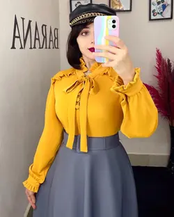 شومیز چهار دکمه کرواتی