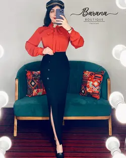 شومیز چهار دکمه کرواتی