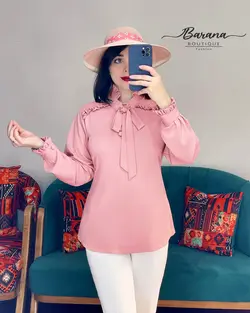 شومیز چهار دکمه کرواتی