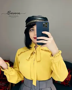 شومیز چهار دکمه کرواتی