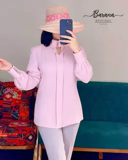 شومیز یقه هفتی 5 سانت
