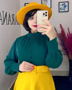 شومیز پر دکمه