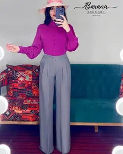 شومیز پر دکمه