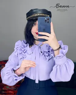 شومیز سرشانه دو پیلی