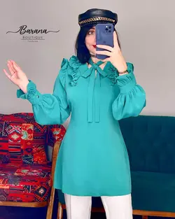 شومیز سرشانه دو پیلی