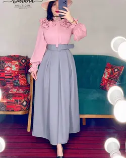 شومیز سرشانه دو پیلی