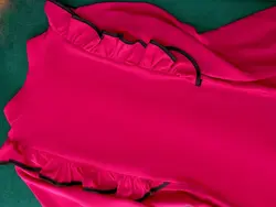 شومیز جلو چین دار دور مشکی