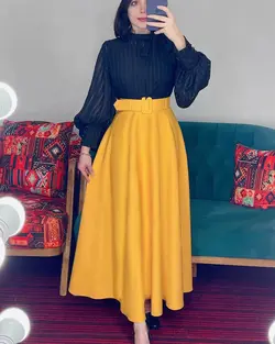 شومیز بغل پاپیون آستین پف