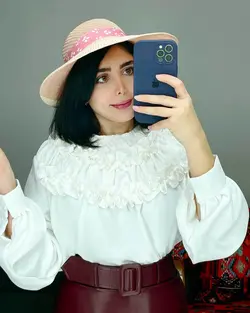 شومیز جلو چین چین