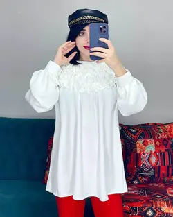 شومیز جلو چین چین