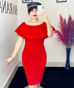 پیراهن یقه قایقی