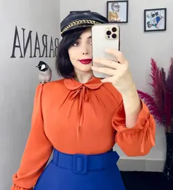 شومیز یقه ب ب