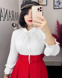 شومیز یقه ب ب