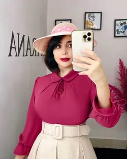 شومیز یقه ب ب