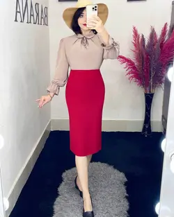 شومیز یقه ب ب