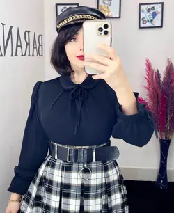 شومیز یقه ب ب