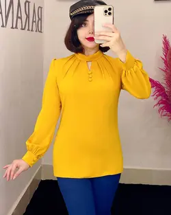 شومیز جلو سه دکمه