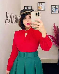 شومیز جلو سه دکمه