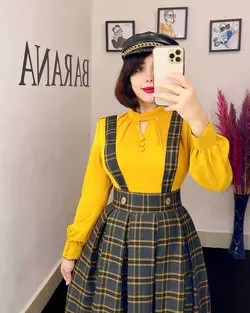 شومیز جلو سه دکمه