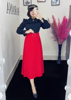 شومیز جلو چین دار