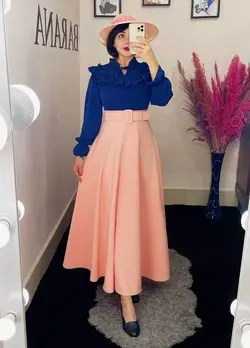 شومیز جلو چین دار