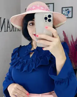 شومیز جلو چین دار