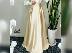 دامن ماکسی ساتن